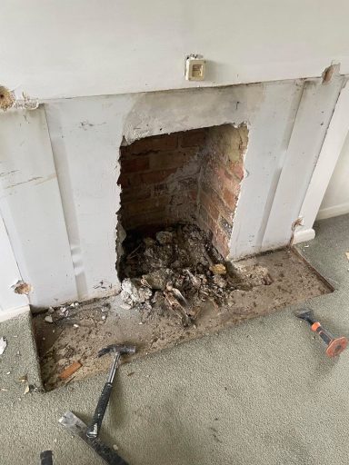 fire place removal and repair